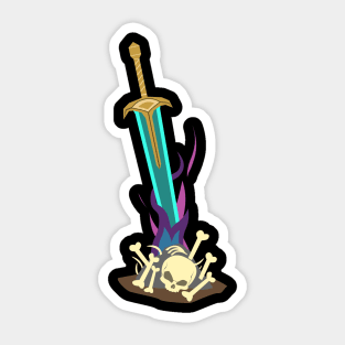 Moonlight Bonfire Sticker